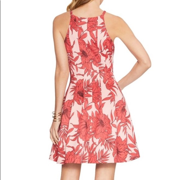 Vince Camito FLORAL-PRINT FLARED DRESS Size 10 - Picture 13 of 16